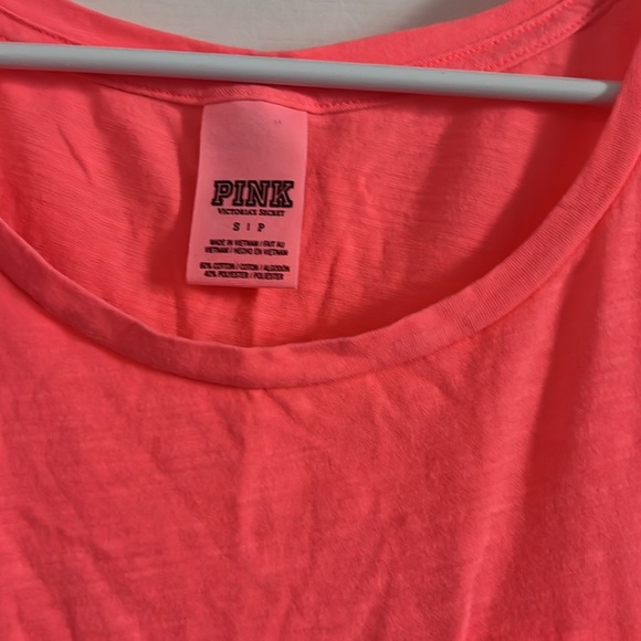 Pink by Victorias Secret. Pink muscle tee - Picture 2 of 4